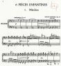 6 Pieces Enfantines Op.34 Klavier 4 Hd.