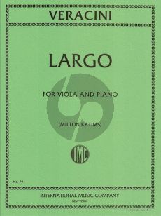 Veracini Largo for Viola and Piano (arranged by Milton Katims)