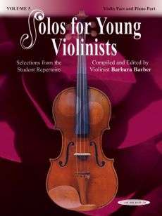 Album Solos for Young Violinists Vol.5 for Violin with Piano Accompaniment (compiled and edited by Barbara Barber)