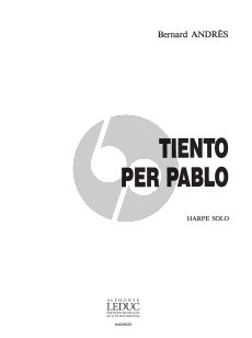 Andres Tiento per Pablo pour Harpe