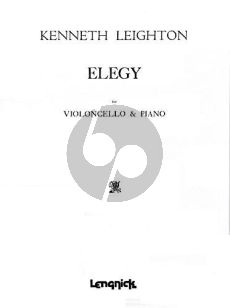 Leighton Elegy for Cello and Piano