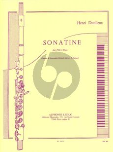 Dutilleux Sonatine Flute-Piano