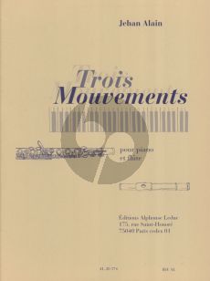 Alain 3 Mouvements Flute et Piano