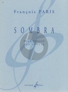 Paris Sombra Violin solo (1999) (very adv.)