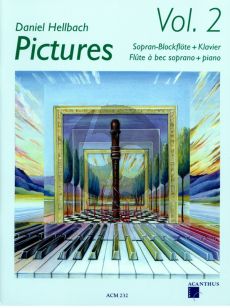 Hellbach Pictures Vol.2 Sopranblockflöte und Klavier Buch mit Cd