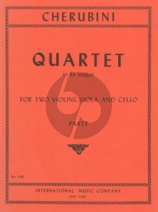 Cherubini Quartet E-flat major (2 Vi.-Va.-Vc.) (Parts)