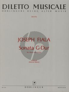 Fiala Sonate G-dur Oboe und Violine (Part./Stimmen) (Werner Rainer)