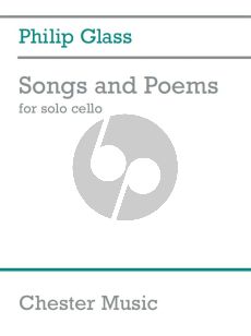 Glass Songs And Poems For Solo Cello