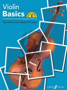 Harris-O'Leary Violin Basics - Pupil's Book (A method for individual and group learning) (Book with Audio online)