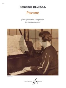 Decruck Pavane for Saxophone Quartet Score and Parts