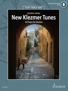 Johow New Klezmer Tunes for Clarinet (Bb) and Piano Book with Audio online (16 pieces)