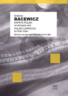 Bacewicz Polish Caprice Violin Solo
