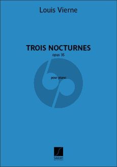 Vierne 3 Nocturnes Op.35 Piano seule