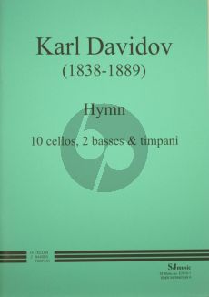 Davidoff Hymn for 10 Cellos-2 Basses and Timps (Score/Parts)