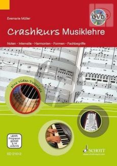 Crashkurs Musiklehre (Noten-Intervalle- Harmonien-Formen und Fachbegriffe) (Bk-DVD)