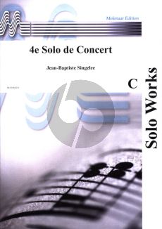 Singelee Solo de Concert No.4 Op.84 Tenorsaxophone[Clarinet]-Piano