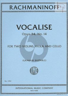 Vocalise Op.34 No.14 (2 Vi.-Va.-Vc.)