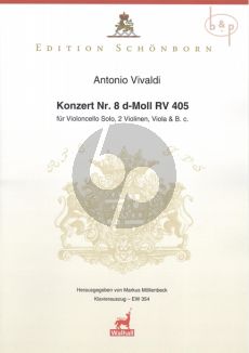 Concerto d-minor No. 8 RV 405 Violoncello-2 Vi.- Va.-Bc.