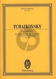 Tchaikovsky Streichquartett No.1 Opus 11 D-dur CW 90 (Studienpartitur)