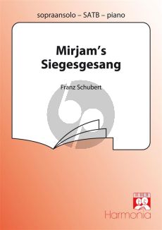 Schubert Mirjam's Siegesgesang Soprano solo-SATB-Piano Vocal Score