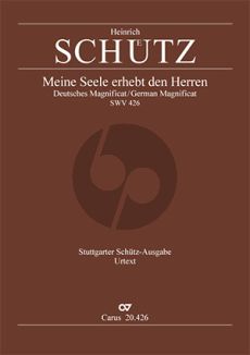 Schutz Deutsches Magnificat Meine Seele erhebt SWV 426 (e-minor) (SATB-BC ad lib.) (Partitur) (Günter Graulich)