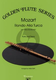 Mozart Rondo alla Turca from Sonata KV 331 Flute and Piano (arr. Adrian Brett)