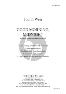 Good Morning, Midnight Vocal Score