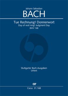 Bach Kantate BWV 168 Tue Rechnung! Donnerwort KA