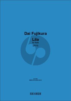 Fujikura Lila (2015) Flute solo