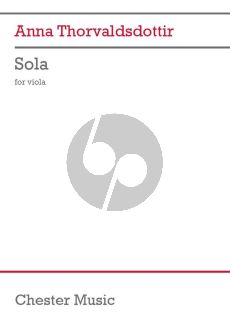 Thorvaldsdottir Sola for Viola solo