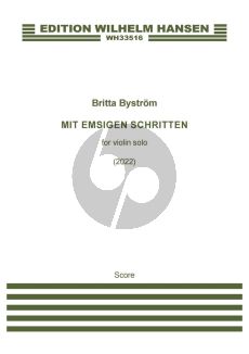 Bystrom Mit Emsigen Schritten Violin solo (2022)