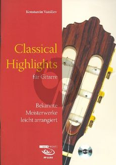 Classical Highlights für Gitarre Buch-CD (arr. Konstantin Vassiliev)
