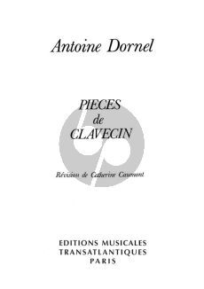 Dornel Pieces de Clavecin (Catherine Caumont)