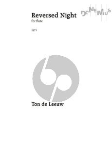 Leeuw Reversed Night Flute solo (1971)