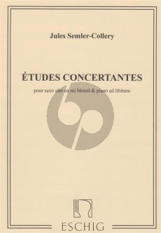 Etudes Concertantes Alto Sax.-Piano