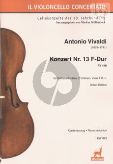 Concerto No.13 F-major RV 410 (Violonc.- 2 Vi.- Va.-Bc)