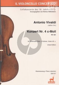 Concerto No.4 c-minor RV 401 (Violonc.-Str.-Bc)