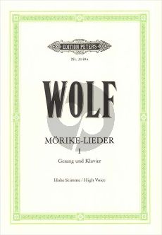 Wolf Morike Lieder Vol.1 (Deutsch/English) (Hoch)