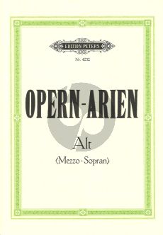 Opern Arien Alt-Klavier (Soldan)