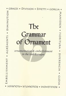 Haas Grammar of Ornament Ornamentation & Embellishment in the late Baroque