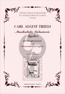 Thielo Musikaliske Galanterie Styker Harpsichord or Organ (Maurizio Machella)