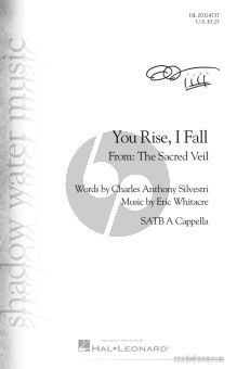 Whitacre You Rise, I Fall SATB (from The Sacred Veil)