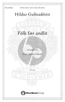 Gudnadottir Folk Faer Andlit for SSAA and Violoncello Drone (Arranged by Peter Stanley Martin)