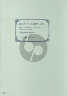 4 Lieder nach Gedichten von Groth op.59 (Hoch)