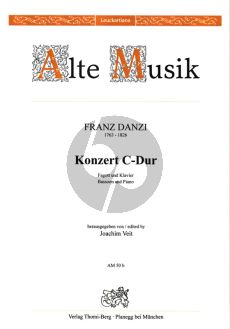 Danzi Konzert C-dur Fagott-Klavier (Joachim Veit)