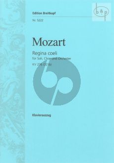 Regina Coeli C-major KV 276[321b] (Soli-Choir- Orch.) (Vocal Score)