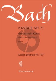 Bach Kantate BWV 71 - Gott is mein Konig (God, the Lord my King is) KA (dt./engl.)