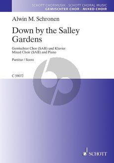 Schronen Down by the Salley Gardens SAB-Piano