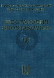 Shostakovich The Gadfly - Film music Op. 97 Score (New Collected Works. Vol.138)