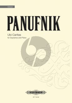 Panufnik Ubi Caritas for Sopranos and Piano